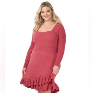 NEW LC Lauren Conrad Sweater Dress. 4X